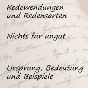 Die Vielseitigkeit der Redewendung "Nichts für ungut"