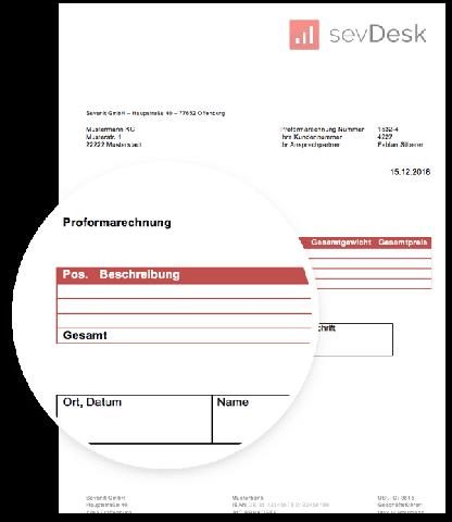 Unterschiede zwischen Proformarechnung und normaler Rechnung Unterschiede zwischen Proformarechnung und normaler Rechnung