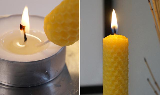 Natürlicher Duft und warmes Licht: So einfach können Sie Bienenwachskerzen selber herstellen Natürlicher Duft und warmes Licht: So einfach können Sie Bienenwachskerzen selber herstellen