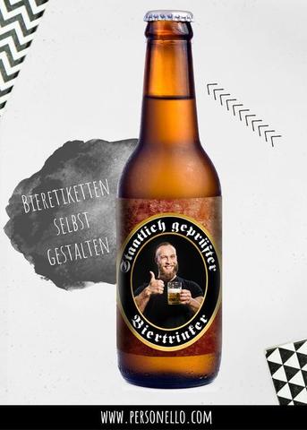 Gestalte individuelle Bieretiketten nach deinen Wünschen