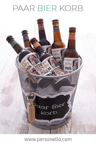 Selbstgemachte Geschenkideen mit Bier: Freude schenken leicht gemacht