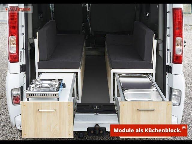 Camper Box Modul (2) selbst bauen - Bettfunktion nur in Kombination mit anderen Modulen möglich