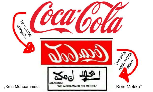 Rückwärts lesen: Was bedeutet "Coca Cola"?