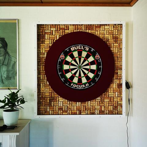 Schritt-für-Schritt-Anleitung: Wandschutz für Dartscheibe aus Hartschaumplatten selber machen