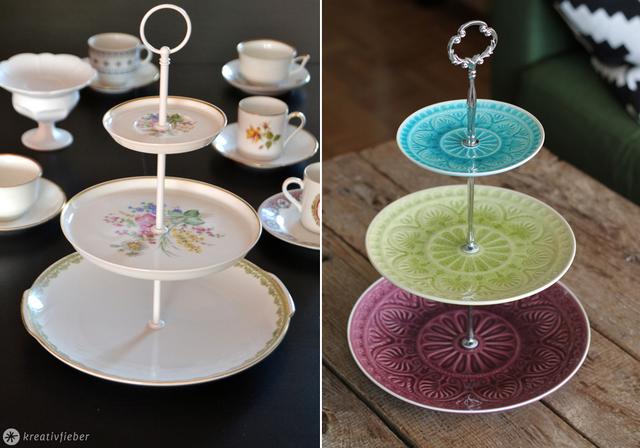 Kreatives Recycling: So gestalten Sie eine individuelle Etagere aus gebrauchtem Geschirr Kreatives Recycling: So gestalten Sie eine individuelle Etagere aus gebrauchtem Geschirr