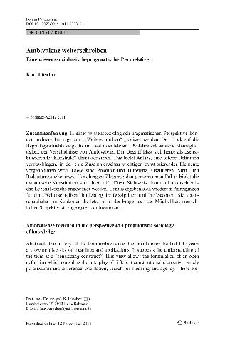 Ambivalenz in der Literatur: Beispiele und Interpretationen Ambivalenz in der Literatur: Beispiele und Interpretationen