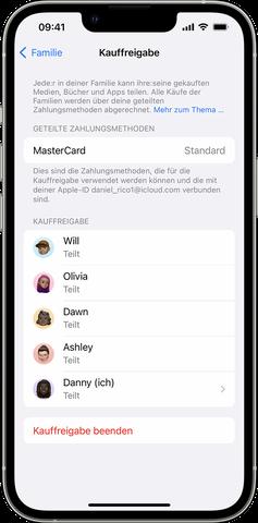 Familienfreigabe: Teile Einkäufe und Abonnements mit deiner Familie Familienfreigabe: Teile Einkäufe und Abonnements mit deiner Familie