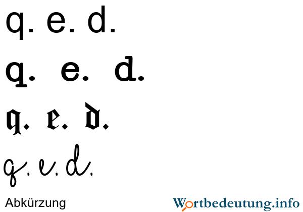 Die Bedeutung von QED: Eine Erklärung und Herkunft der Abkürzung Die Bedeutung von QED: Eine Erklärung und Herkunft der Abkürzung