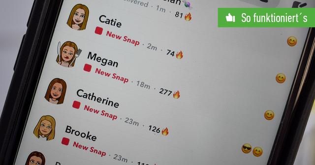 Erfahren Sie, was die verschiedenen Snapchat Smileys bedeuten - auf Deutsch erklärt