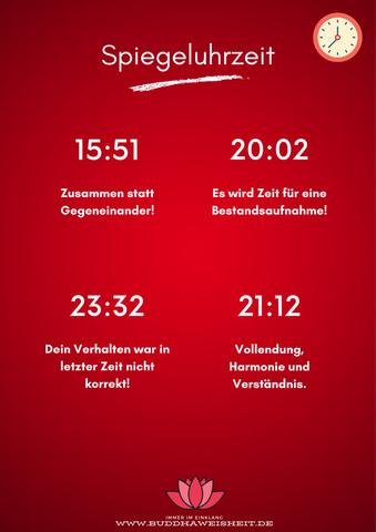 Die Botschaft der umgekehrten Spiegelstunde 23:32 für Herzensangelegenheiten