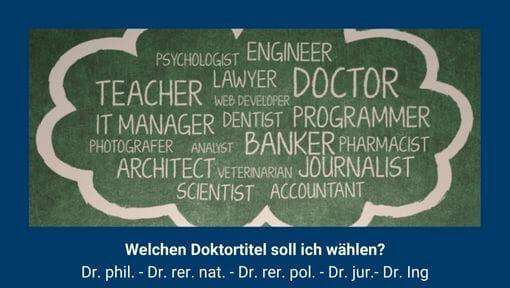 Die Bedeutung und Voraussetzungen für den Doktortitel "Dr. rer. pol." Die Bedeutung und Voraussetzungen für den Doktortitel "Dr. rer. pol."