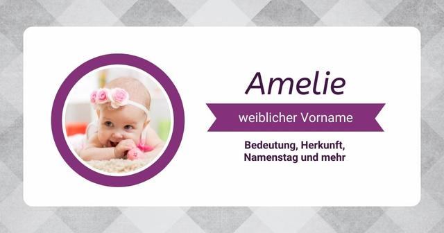 Alles über den Namen Amelie: Herkunft, Bedeutung und berühmte Trägerinnen Alles über den Namen Amelie: Herkunft, Bedeutung und berühmte Trägerinnen