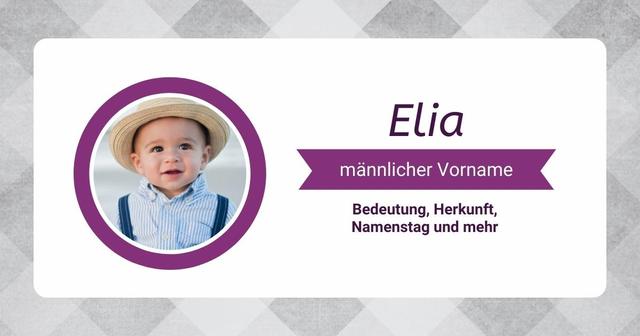 1. Die Bedeutung des Namens Elia: "Mein Gott ist Jahwe" 1. Die Bedeutung des Namens Elia: "Mein Gott ist Jahwe"