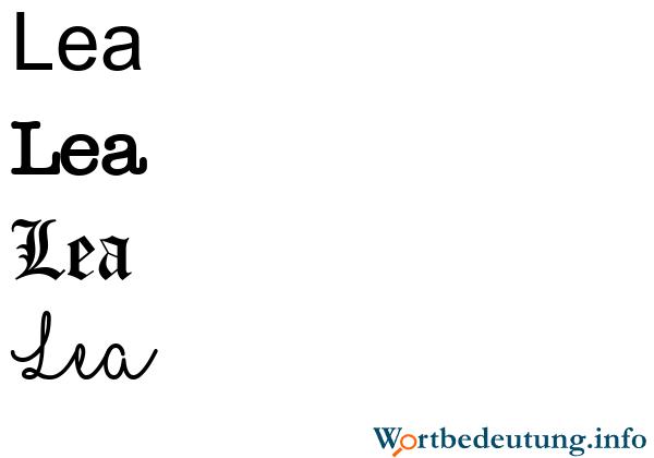 Die vielfältige Bedeutung des Namens Lea im Überblick