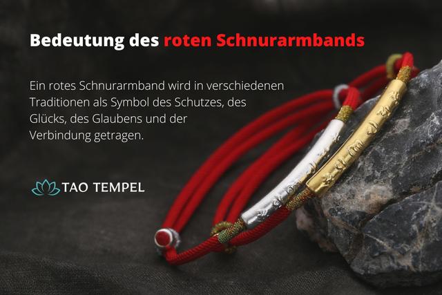 Der symbolische Wert des roten Armbands in der Kabbala-Tradition