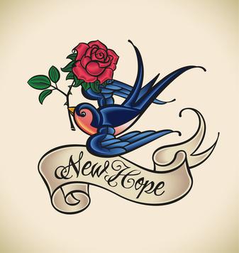 Oldschool-Stil: Die Darstellung der Schwalbe als zeitloses Tattoo-Motiv Oldschool-Stil: Die Darstellung der Schwalbe als zeitloses Tattoo-Motiv
