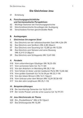 Die verschiedenen Arten von Gleichnissen und ihre Bedeutung Die verschiedenen Arten von Gleichnissen und ihre Bedeutung