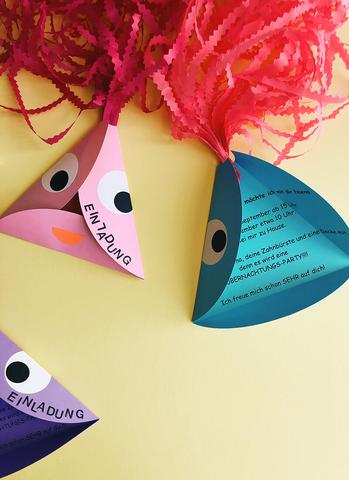 Kreative Einladungskarten für den Kindergeburtstag: Einfach selber basteln! Kreative Einladungskarten für den Kindergeburtstag: Einfach selber basteln!