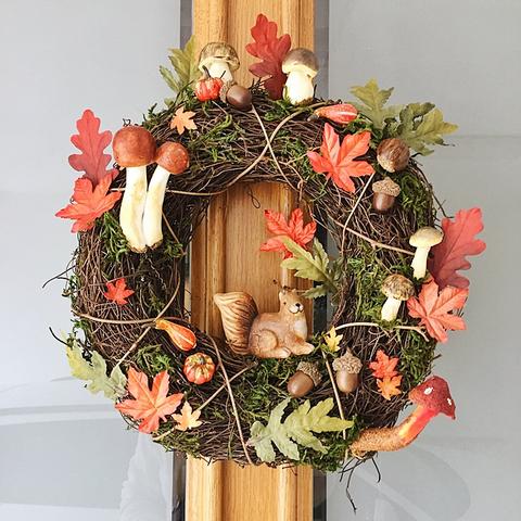 Dank für die Ernte: So einfach können Sie einen herbstlichen Türkranz selber machen Dank für die Ernte: So einfach können Sie einen herbstlichen Türkranz selber machen