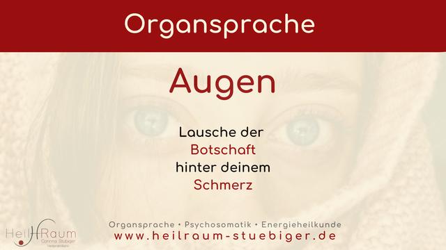 Das rechte Auge als Spiegel der spirituellen Seele