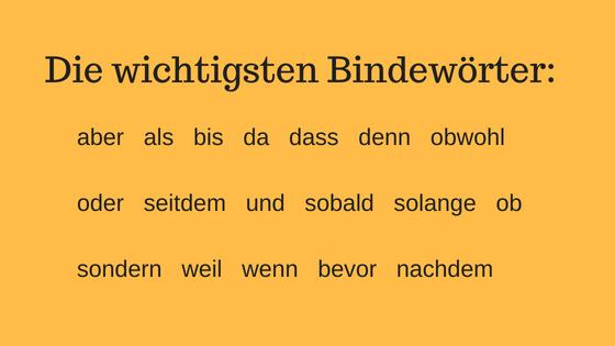 Was sind Bindewörter und ihre Funktionen? Was sind Bindewörter und ihre Funktionen?