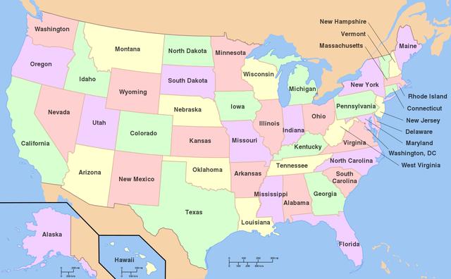 Die USA und ihre Bundesstaaten: Wie viele sind es insgesamt? Die USA und ihre Bundesstaaten: Wie viele sind es insgesamt?