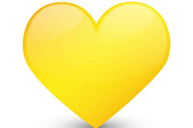 Die wahre Bedeutung des gelben HerzEmojis Glückssymbol oder