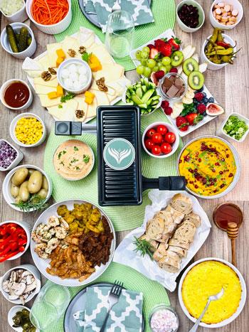 Vielfältige Zutatenideen für dein Raclette Vielfältige Zutatenideen für dein Raclette