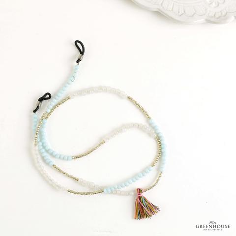 Einfache Anleitung für eine selbstgemachte Brillenkette mit Perlen Einfache Anleitung für eine selbstgemachte Brillenkette mit Perlen