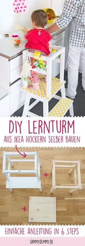Praktische Anleitung: DIY Lernturm aus Ikea Hockern selber machen Praktische Anleitung: DIY Lernturm aus Ikea Hockern selber machen