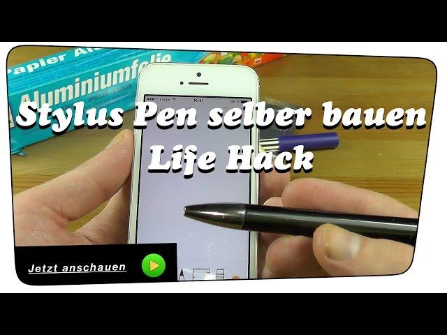 Praktischer Touchpen für dein Smartphone: Bauanleitung für einen selbstgemachten Stylus