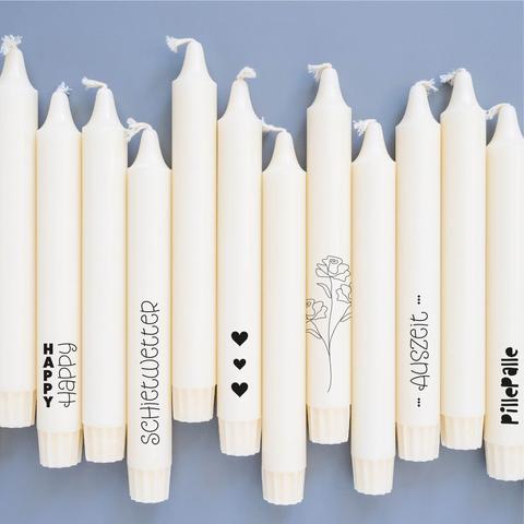 Persönliche Kerzen-Geschenke selber machen Persönliche Kerzen-Geschenke selber machen