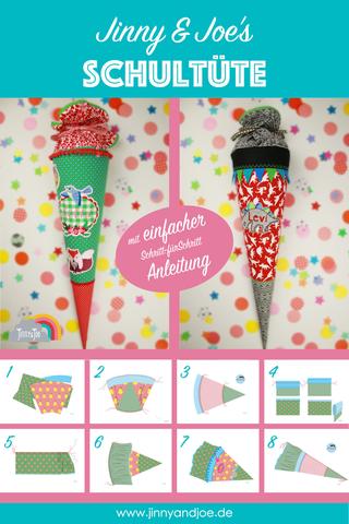 Schultüte basteln leicht gemacht: Nähanleitung für eine maßgeschneiderte Einschulungstasche Schultüte basteln leicht gemacht: Nähanleitung für eine maßgeschneiderte Einschulungstasche