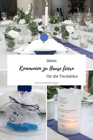 Schöne Tischdekoration für die Konfirmation selber machen - Ideen und Anleitungen Schöne Tischdekoration für die Konfirmation selber machen - Ideen und Anleitungen