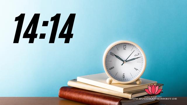 Die Bedeutung von Mitgefühl, Dankbarkeit und Präsenz bei der Doppeluhrzeit 14:14