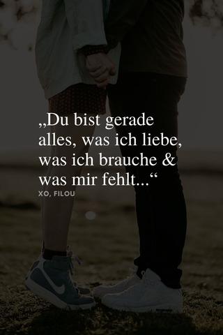 Ohne dich fehlt mir etwas Entscheidendes Ohne dich fehlt mir etwas Entscheidendes