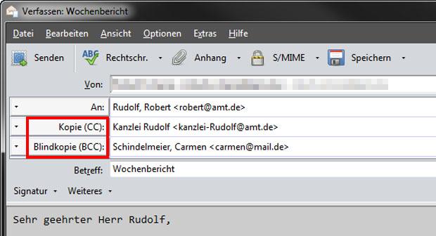 Unterschied zwischen An, Cc und Bcc in E-Mails erklärt Unterschied zwischen An, Cc und Bcc in E-Mails erklärt