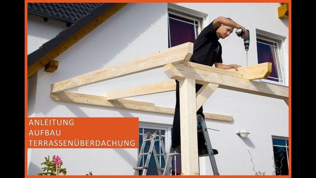 Holzterrassenüberdachung selbst bauen: Eine Anleitung für Heimwerker Holzterrassenüberdachung selbst bauen: Eine Anleitung für Heimwerker