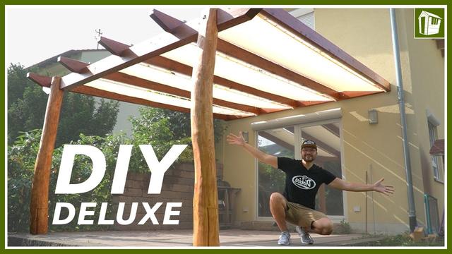 DIY-Projekt: Günstige Terrassenüberdachung aus Holz selber bauen DIY-Projekt: Günstige Terrassenüberdachung aus Holz selber bauen