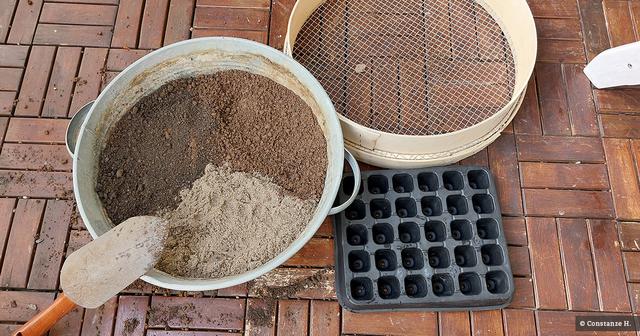 Nachhaltig gärtnern: Anzuchterde aus Kompost, Sand und Gartenerde selbstgemacht