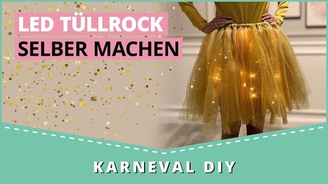 Kreatives Kostüm: Tüllrock selber machen leicht gemacht