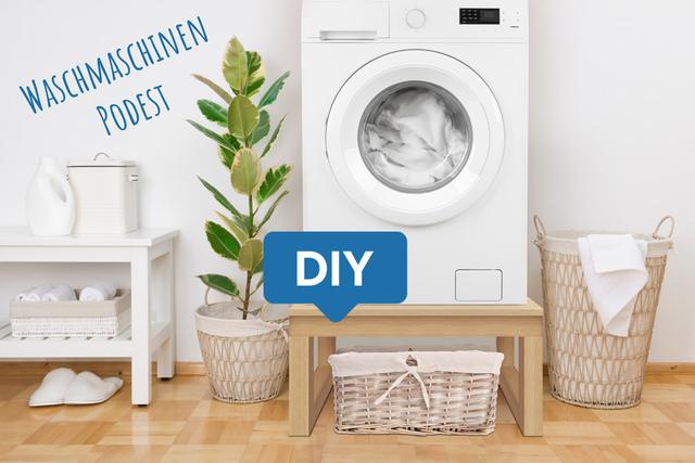 Stabiler Stauraum: So baust du ein Waschmaschinenpodest Stabiler Stauraum: So baust du ein Waschmaschinenpodest