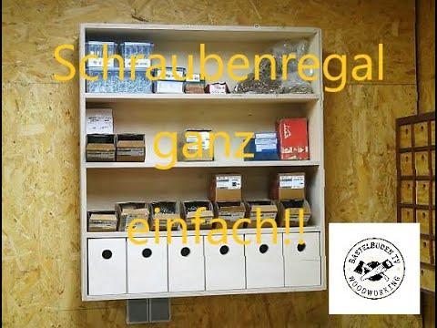 Kreative Aufbewahrungslösung: Schraubenregal aus Holz und Gläsern selber machen Kreative Aufbewahrungslösung: Schraubenregal aus Holz und Gläsern selber machen