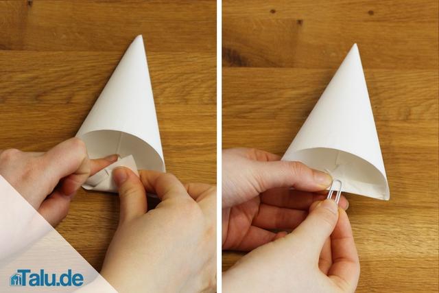 Schritt-für-Schritt-Anleitung: Spritztüten aus Backpapier selber machen Schritt-für-Schritt-Anleitung: Spritztüten aus Backpapier selber machen