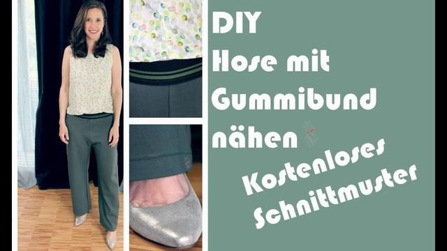 Hose selber machen: Nähanleitung für eine bequeme Hose mit Gummibund