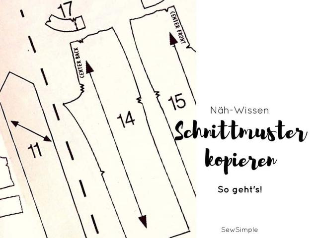 Schnittteile kopieren mit Nadelrad: Anleitung für das Erstellen von eigenen Schnittmustern Schnittteile kopieren mit Nadelrad: Anleitung für das Erstellen von eigenen Schnittmustern