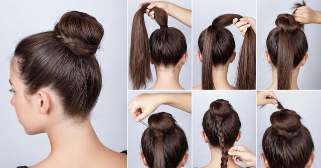 Kunstvolle Hochsteckfrisur einfach nachstylen: Anleitung zum Frisuren selber machen