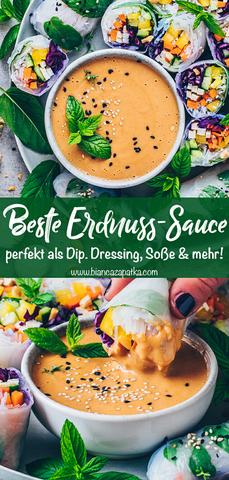 Köstliche vegane Erdnusssauce selber machen Köstliche vegane Erdnusssauce selber machen