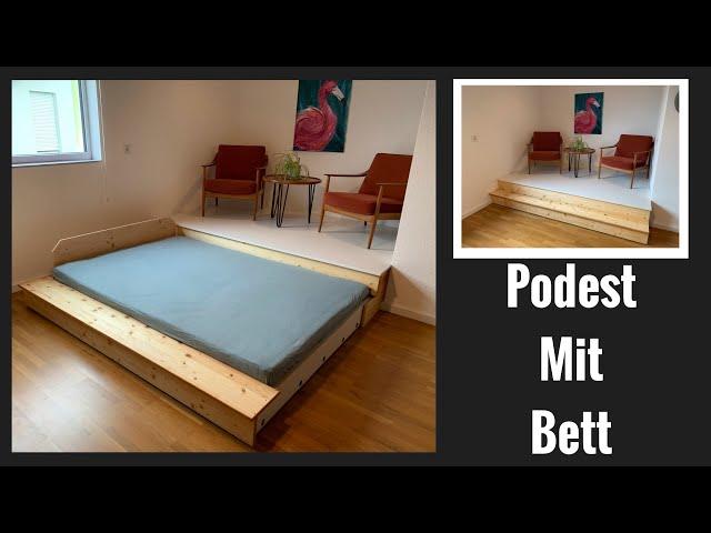 Kreative Ideen: Ein einfaches Podest selbst machen und den Raum verschönern Kreative Ideen: Ein einfaches Podest selbst machen und den Raum verschönern