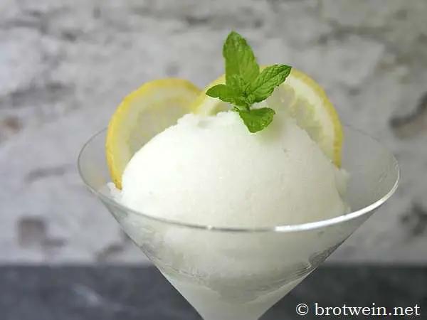 Einfaches Rezept für cremiges Zitronensorbet - Sieu Thi Do Noi That